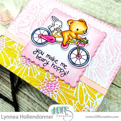 Coneflower Stenciled Card