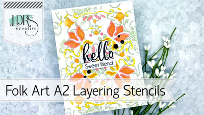 Folk Art A2 Layering Stencil Set