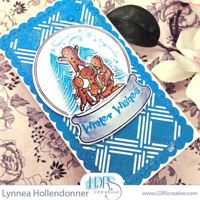 Gingerbread Slim Line Pocket Card