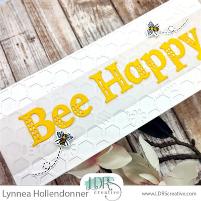 Bee Happy Slim Line Card