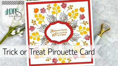 Fall Card with the Trick or Treat Pirouette Stamp Set