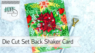 Die Cut Set Back Shaker Card