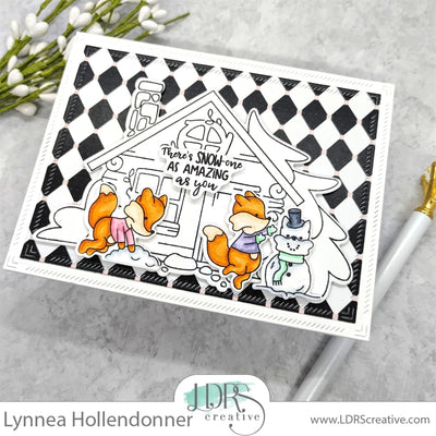 Pop of Color Winter Card