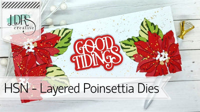 HSN Poinsettia 3D Layered Flower Die Set Tutorial