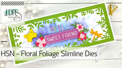 HSN Floral Foliage Slimline Die Set