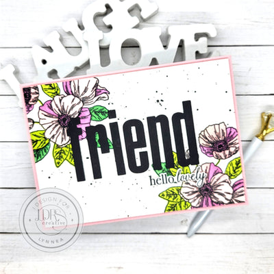 Poppy Posy Friend Card
