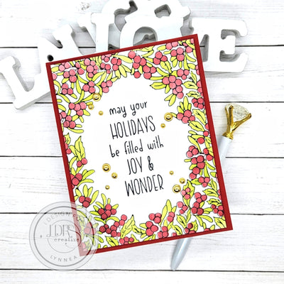 Berry Beautiful Impress-ion Letterpress Window Dies and Stencils