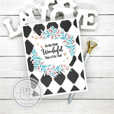 HSN Throwback | Christmas Floral Card