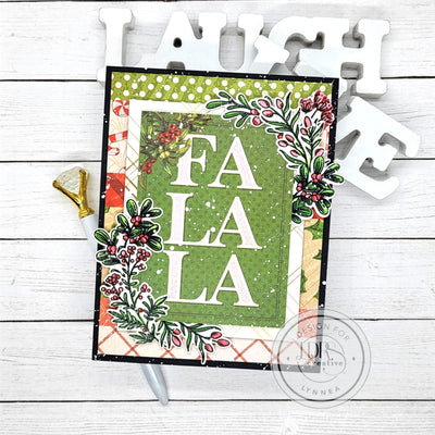 Winter Floral Christmas Card