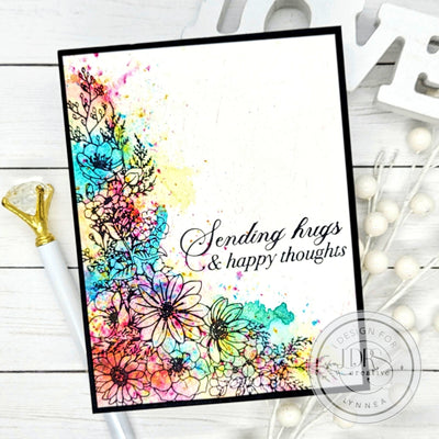 SUMMER COLLECTION SNEAK PEEK | Shimmer Watercolor Flower Card
