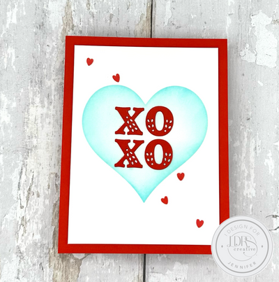 Clean & Simple Valentine card