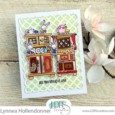 Country Kitchen and Barnyard Bunnies Interactive Card