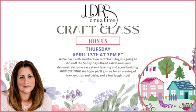 Craft Class Live! Layered Stamping on Tags