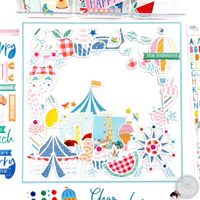 Favorite Things Scrapbook Layout | Erica Thompson