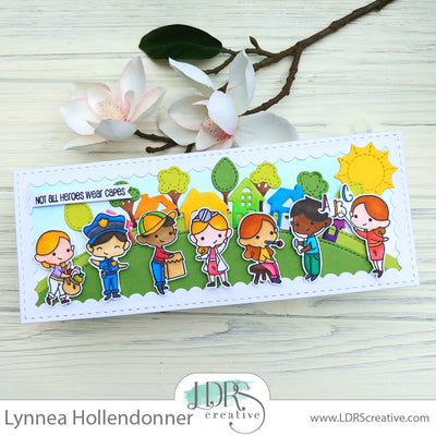 Today's Heroes Slimline Card