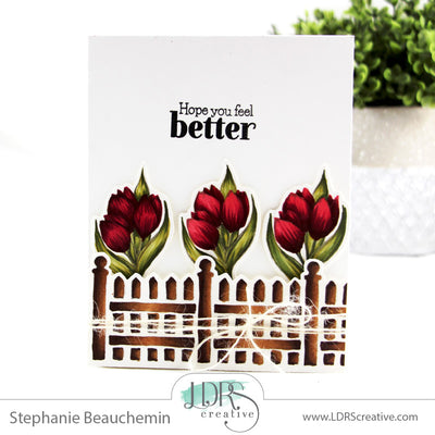 Stencil tutorial+Hope You Feel Better!