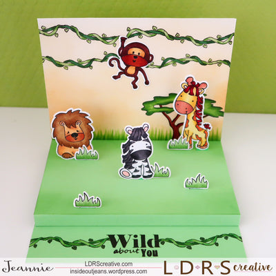 Floating Floor Pop Up Card