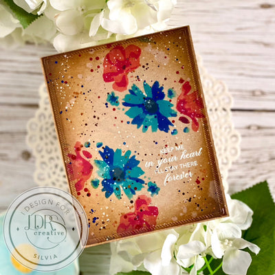 Wild Flowers Wreath card