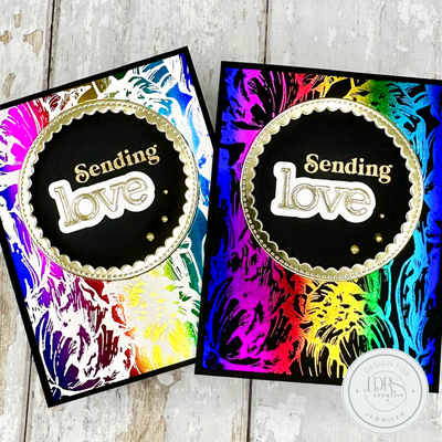 Two For One Foiled Backgrounds!