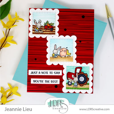 Barnyard Bunnies Framed Art