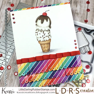 No-line Ice Cream and Scalloped Fringe