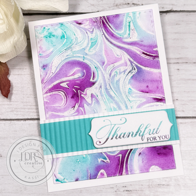 Watercolor Resist Technique with Pigment Powders | Bold & Colorful Cardmaking