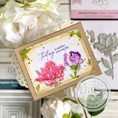 Velvet Petals card