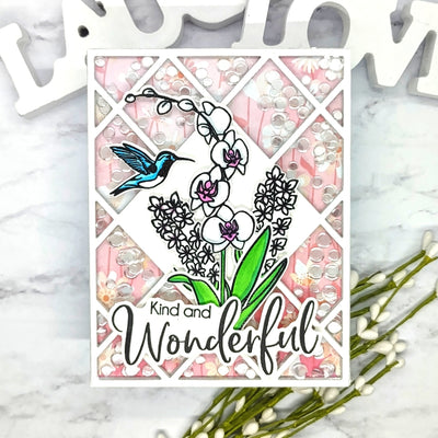 Diamonds A2 Coverplate Shaker Card