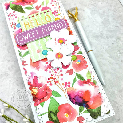 No Stamping Slimline Card