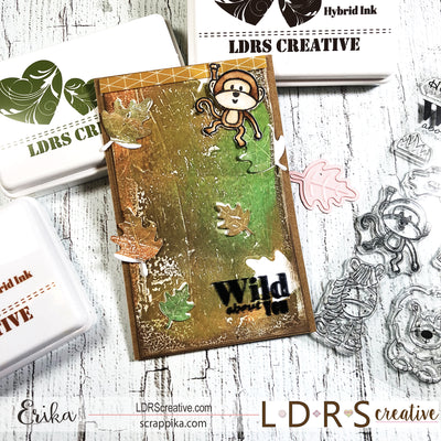[Video Tutorial] Monkey Card w/Hybrid Inks