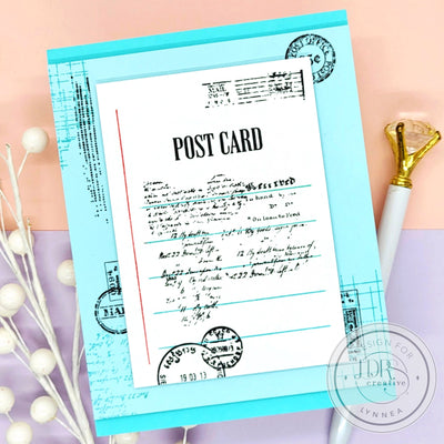 Vintage Vibes: Post Card + Texturize It Stamps