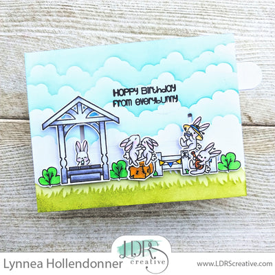 Bunny Band Pals Seesaw Slider Card