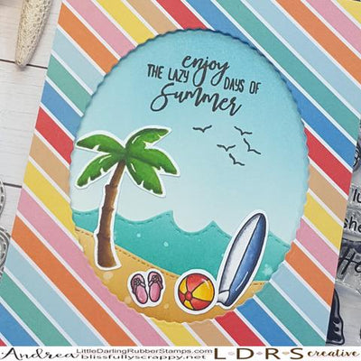 Framed Beach Scene