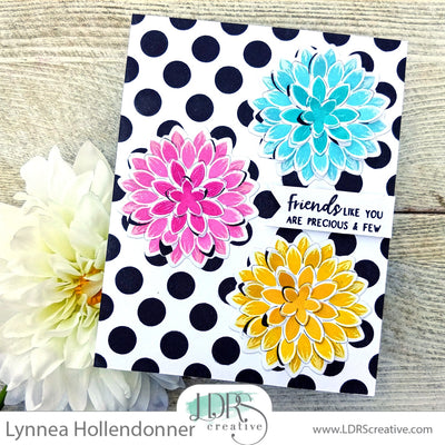 Polka Dot Sunny Meadow Card