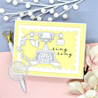*RING RING* - Time to Create an Easy Letterpress Card!