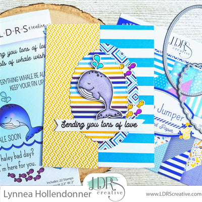 Gatefold Whale Card