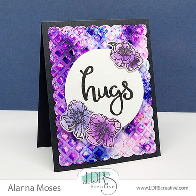 Hugs with a Fun Background
