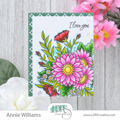 Valentine's Day Bouquet Card