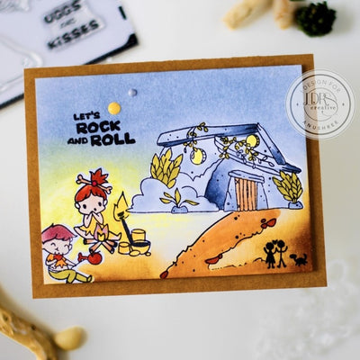 Cave card with masking technique