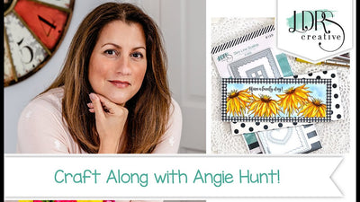 Craft Along with Angie Hunt - Watercolor Floral Slim Line Card for Fall!