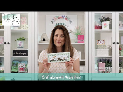 Craft Along with Angie Hunt - Garden Bunnies Slimline Card