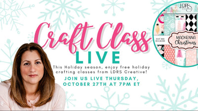 Craft Class Live - MacKenna Christmas cards