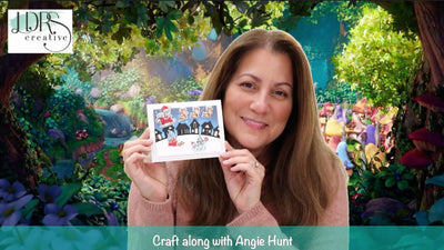 Craft Along with Angie Hunt - Holiday Gnomes Christmas Card
