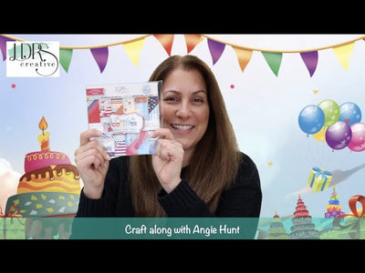 Craft Along with Angie Hunt - HSN Stacked Wave Sentiments Stamp and Die Set
