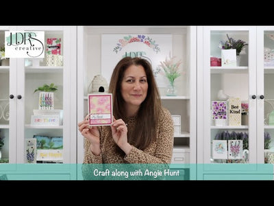 Craft Along with Angie Hunt - Resist Blending Impatiens