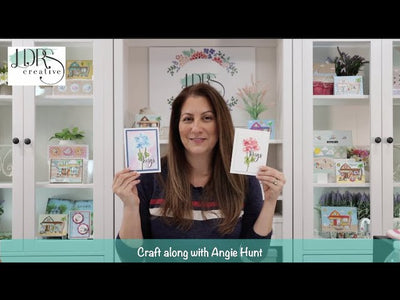 Craft Along with Angie Hunt - Watercolored Pelargonium