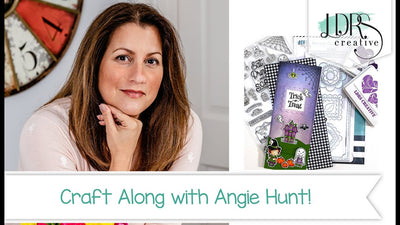 Craft Along with Angie Hunt - Halloween Slim Line Card!
