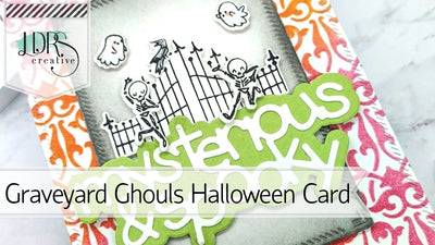 Graveyard Ghouls and Large Word Halloween Dies