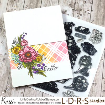 Flowers with a Peek-a-boo Background
