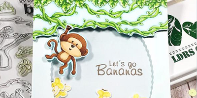 Monkey Shaker Card